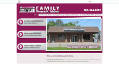 Desktop Screenshot of familychiropracticsolutions.com